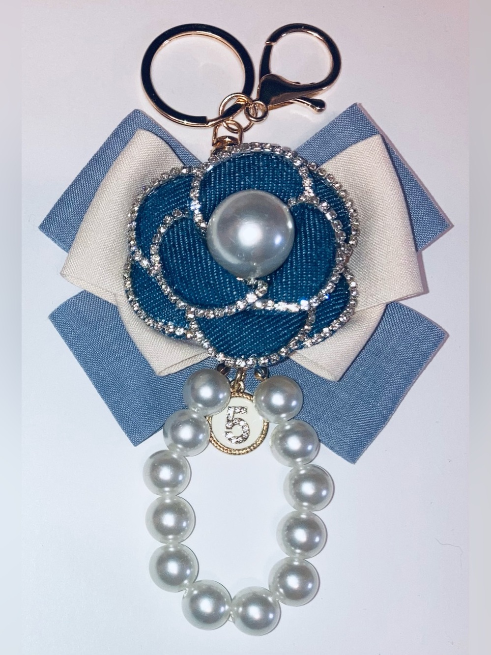 Luxe Inspired Keychain/Bag Charm.